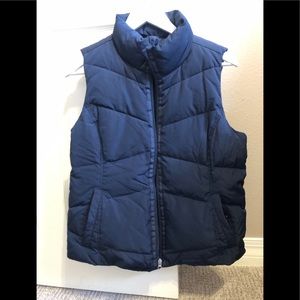 Lands End Puffer vest. Navy. Sz M.